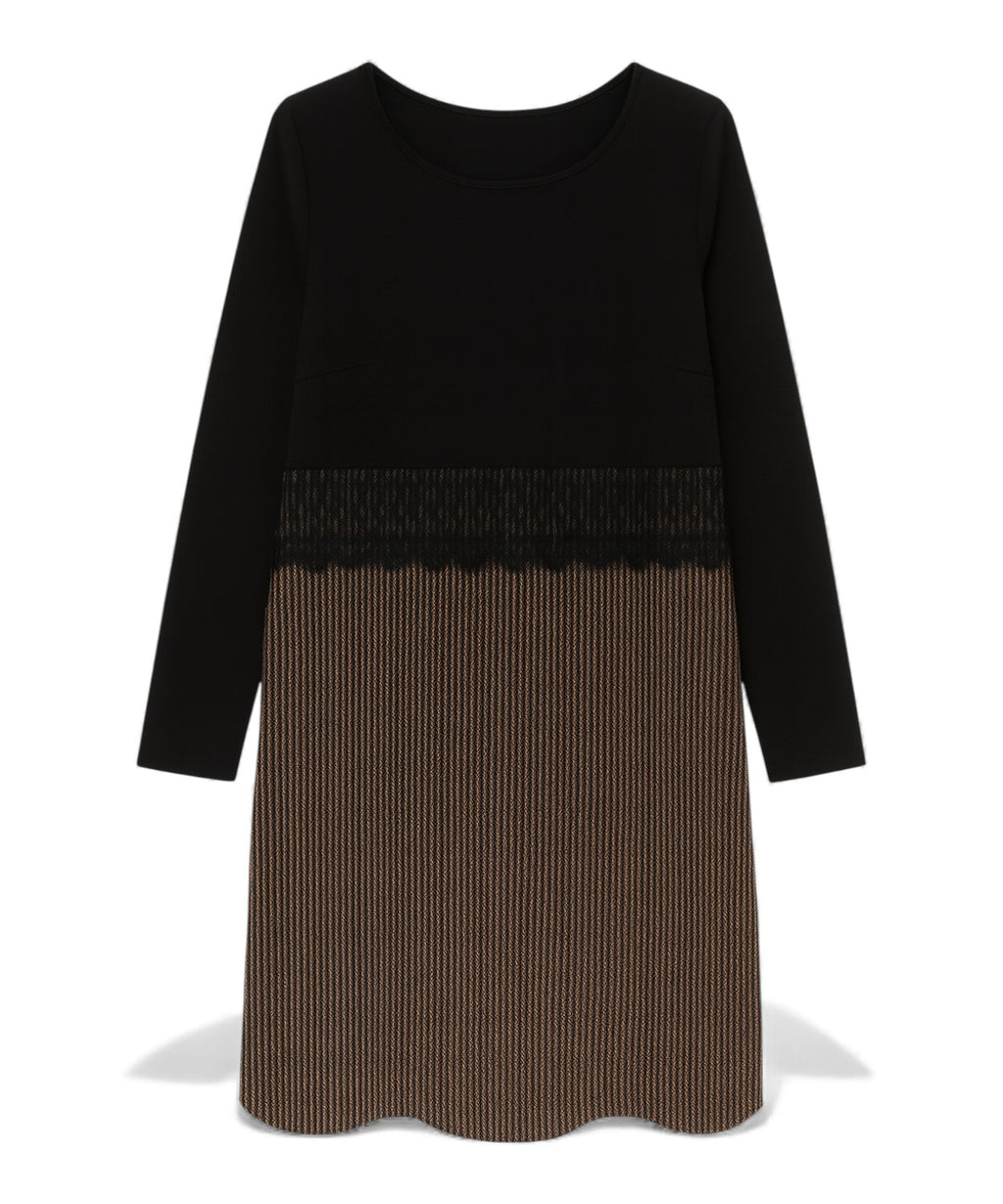 Blouse Tuwè avec Insert en Dentelle