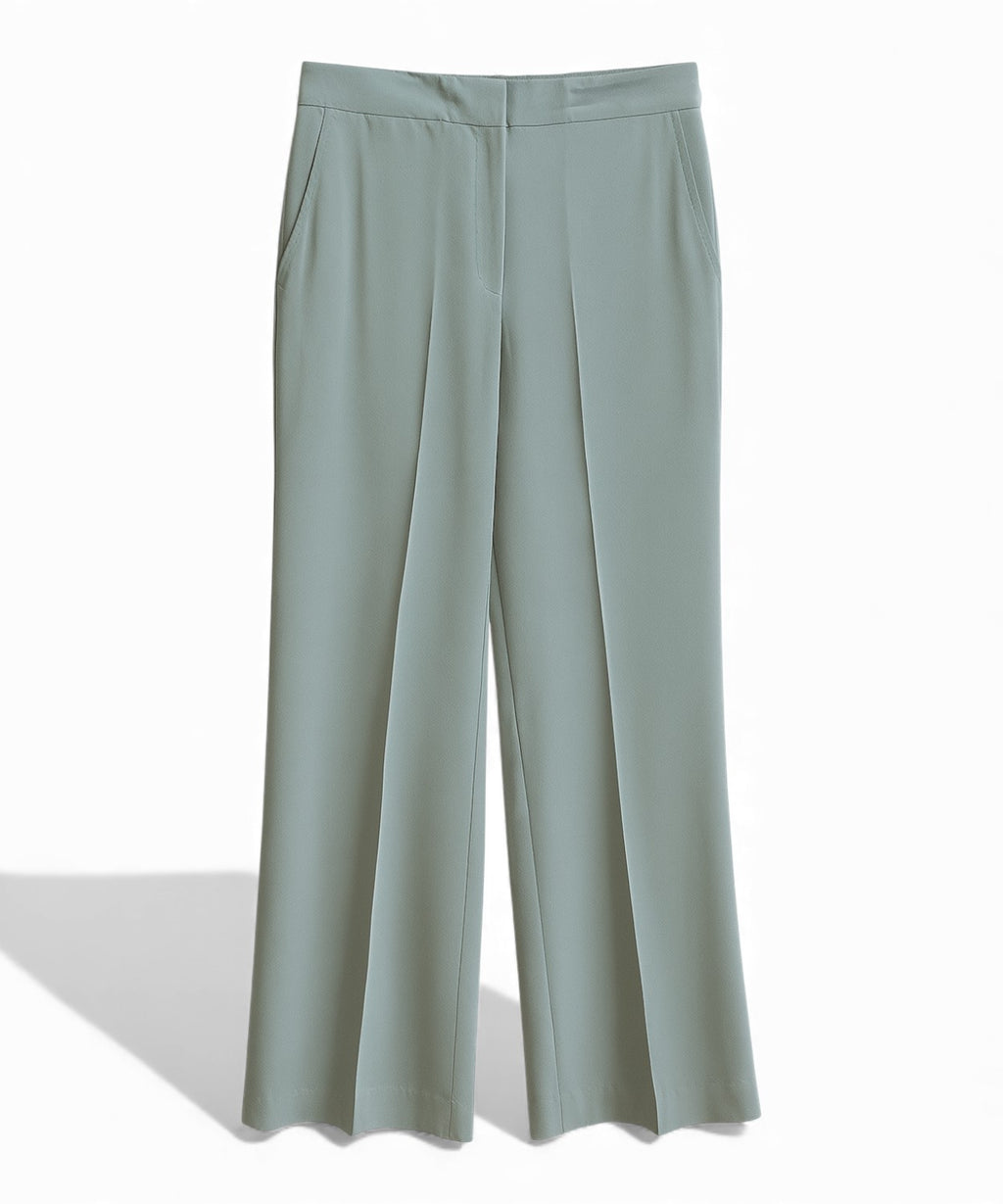 Pantalon en Crêpe Malìparmi avec Pli