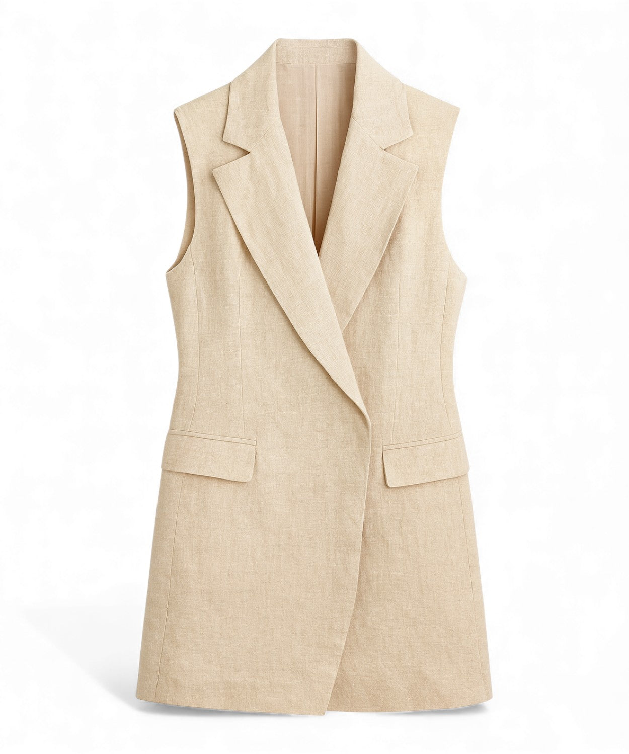 Abito Blazer Smanicato in Lino