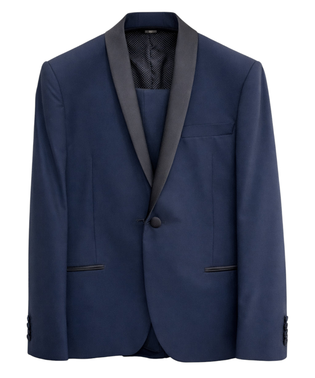 Robe élégante homme Havana & Co avec revers en satin