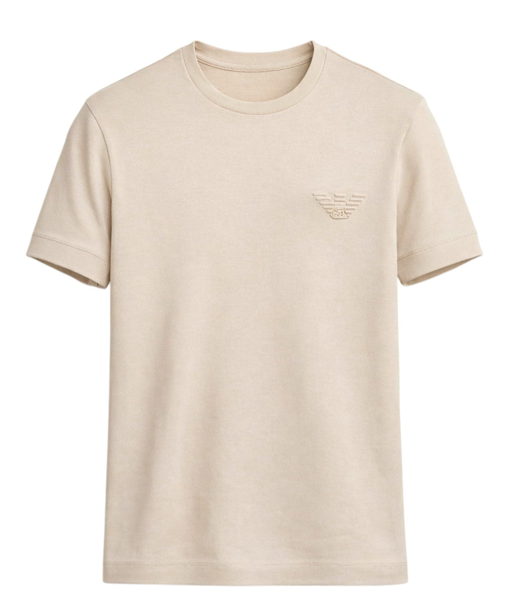 T-shirt Slim Fit avec logo en relief sur la poitrine Emporio Armani