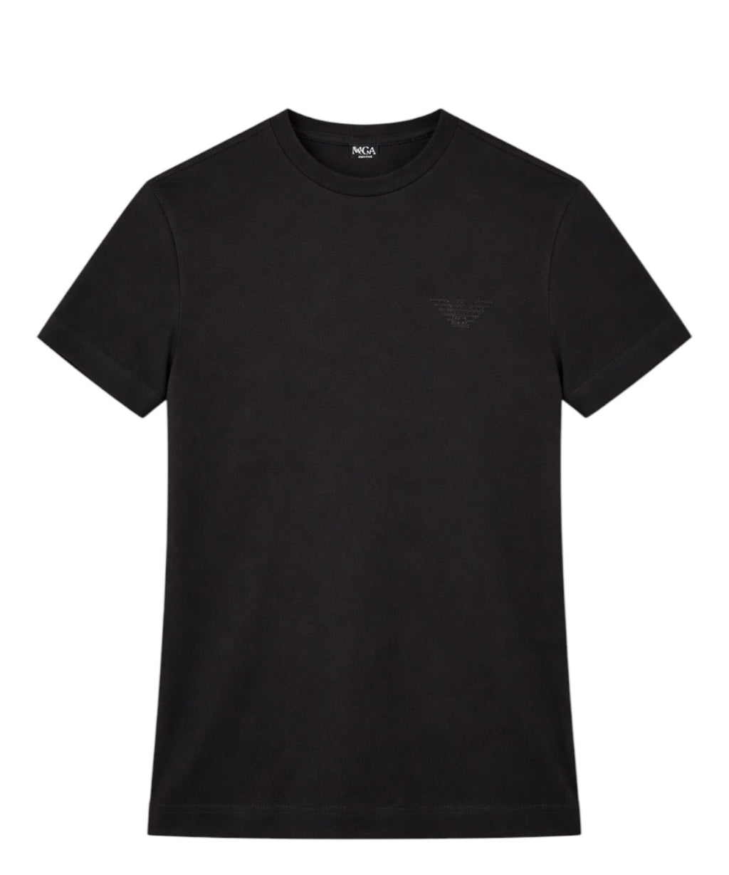 T-shirt Slim Fit avec logo Emporio Armani en relief sur la poitrine