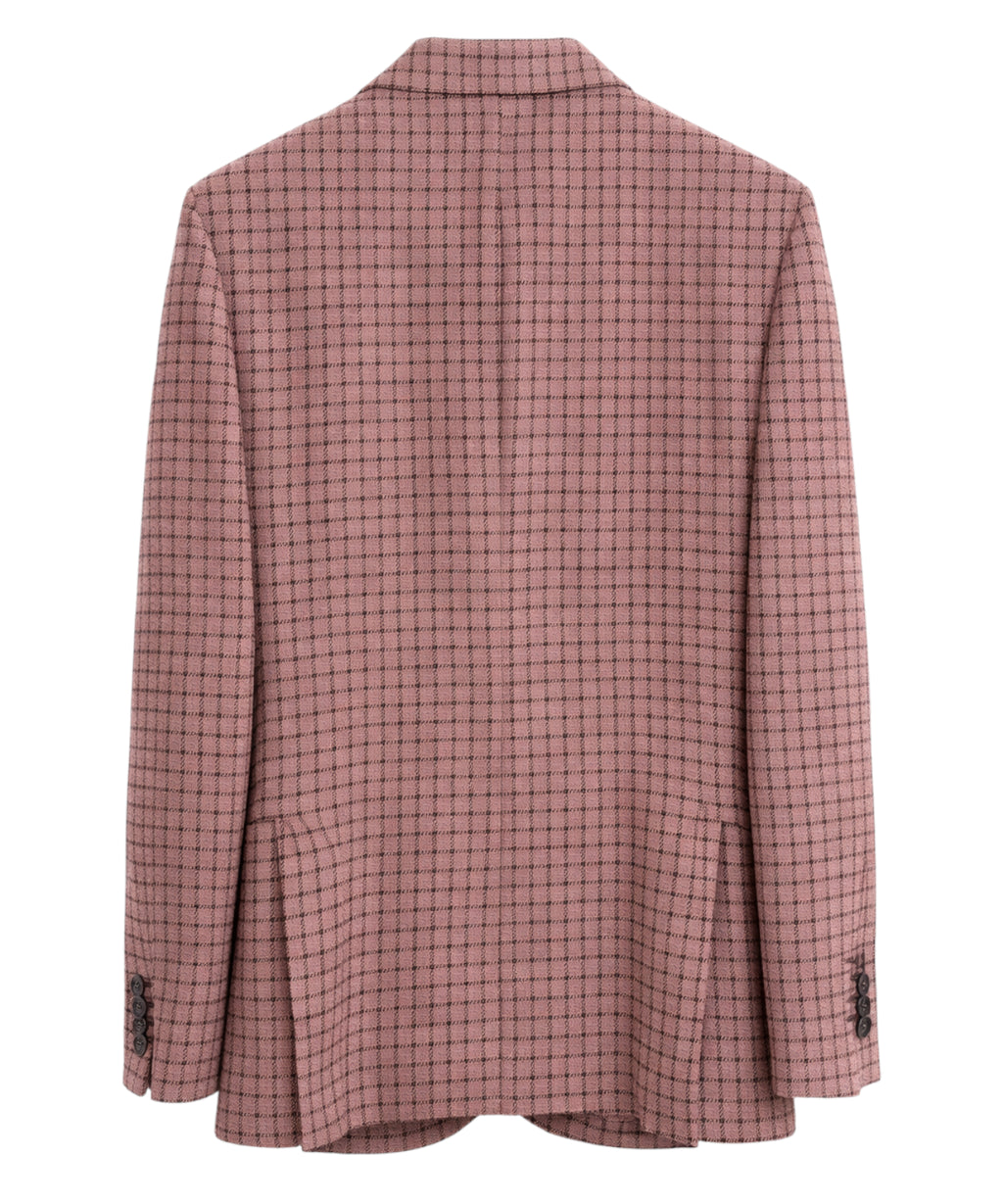 Veste monopont Lardini en toile de coton