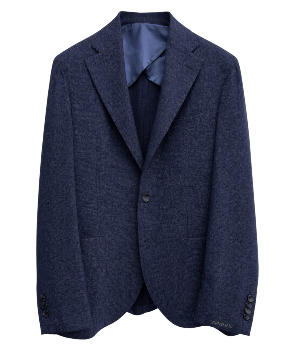 Veste monopont G Capri en piqué mélangé laine