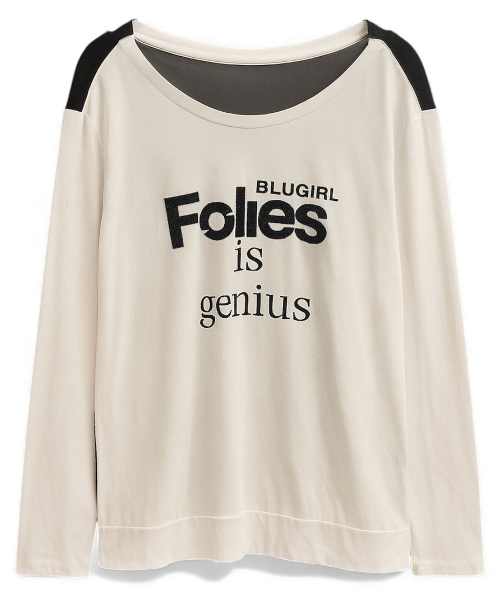 Pull Blugirl Manches Longues avec Imprimé