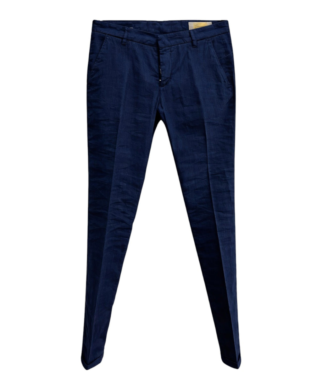 Pantalon Lin homme avec pli central