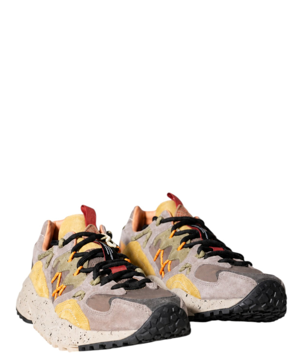 Sneakers Flower Mountain Yamabushi in Nylon e Suede