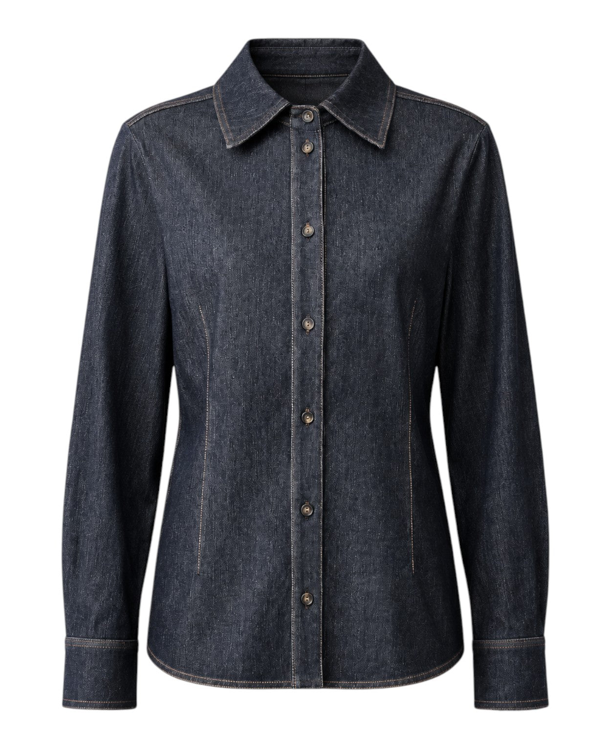 Camicia Donna MMLRAFIA in Denim con Viscosa