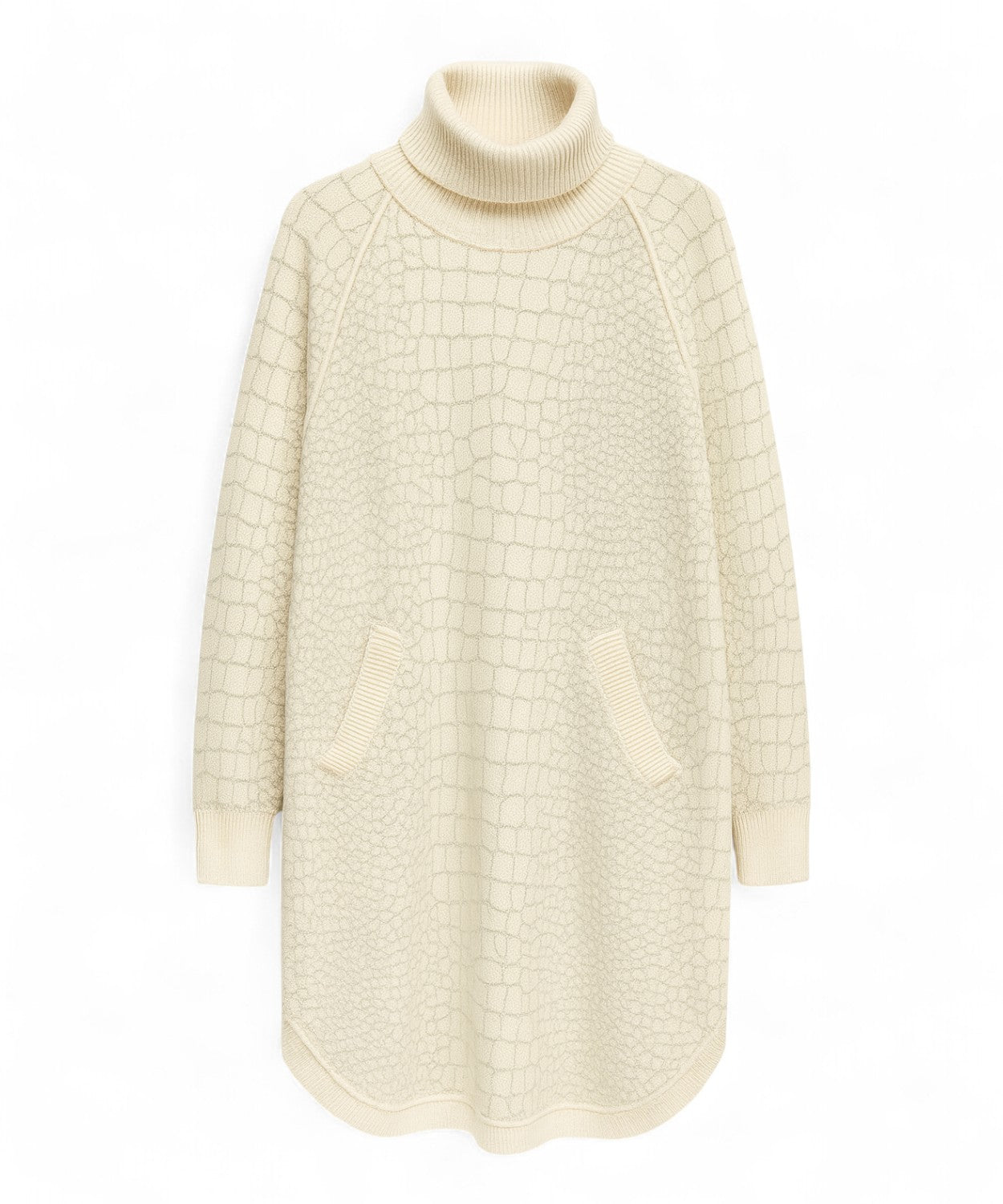 Abito in Maglia Tricot Chic con Stampa Pitonata