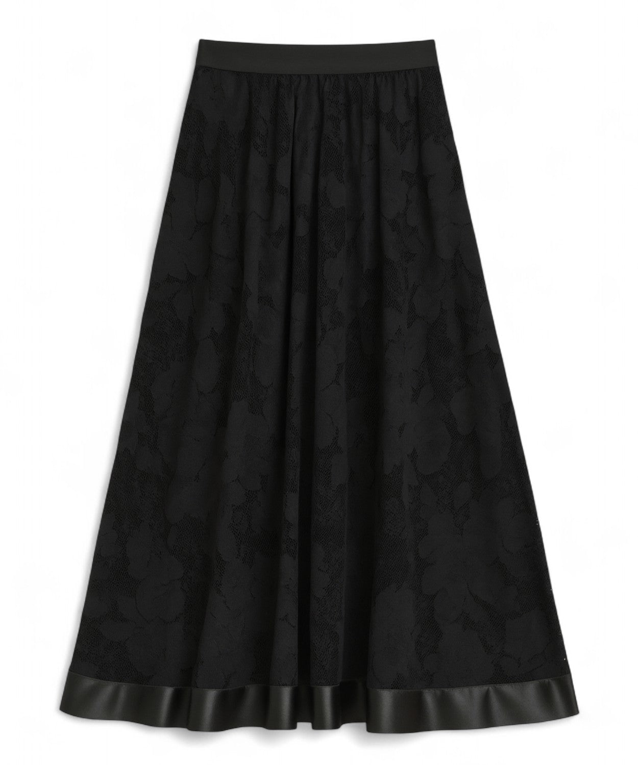 Gonna a Ruota in Pizzo con Orlo in Raso