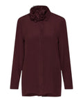 Camicia Donna in Crêpe de Chine con Fiore Elegante