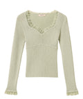 Maglia Fitted con Pizzo Twinset