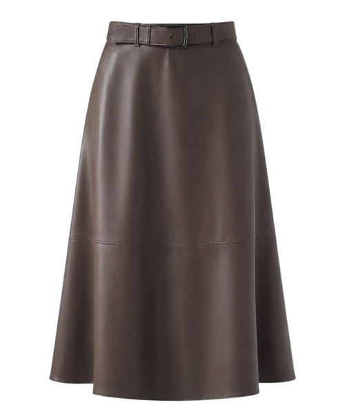 Gonna MM Max Mara in Simil Pelle per Donna Moderno