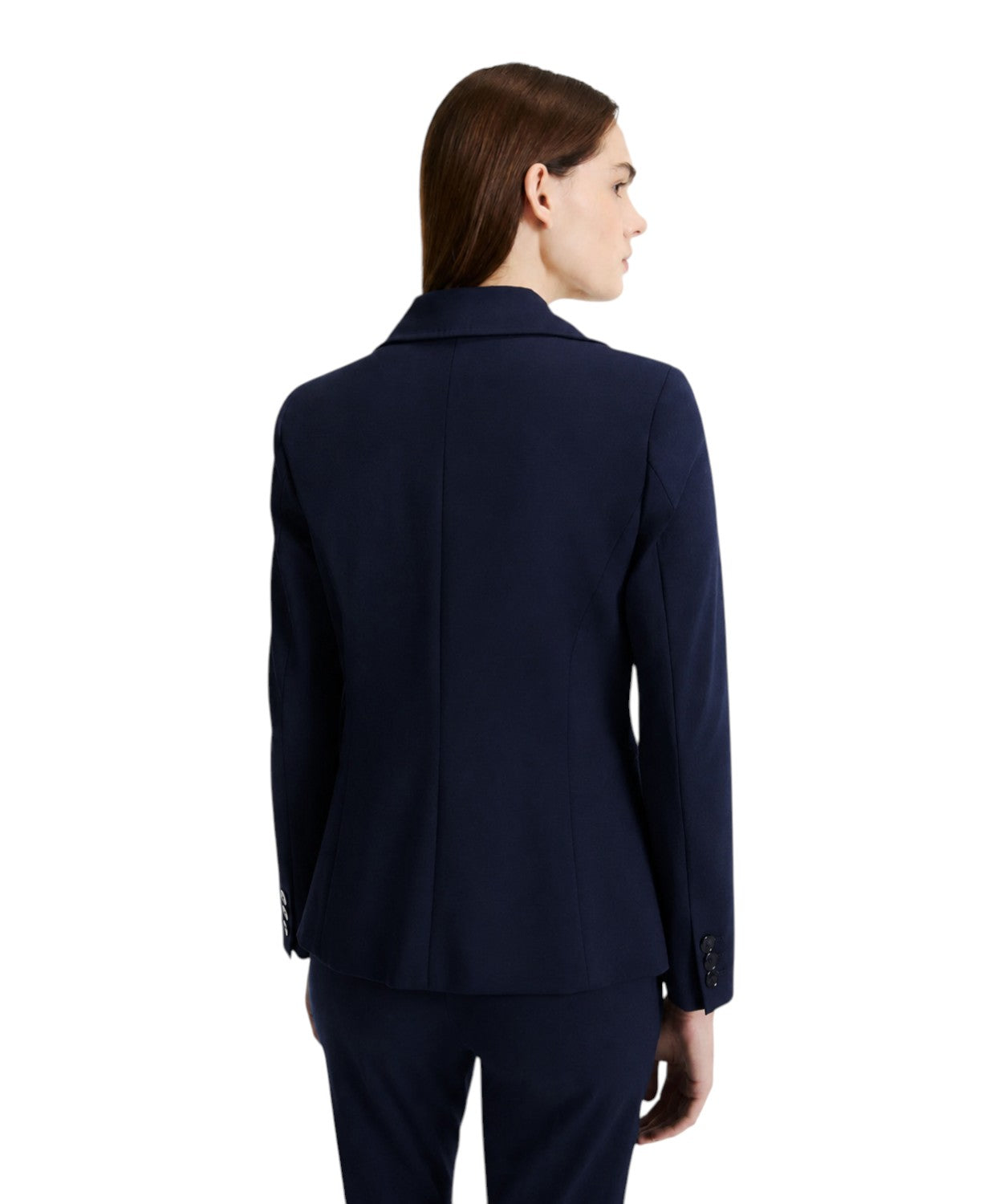 Blazer Marella GOMMOSO in Jersey Stretch con Spilla