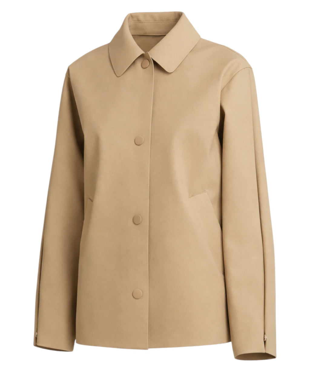 Giacca Donna MM MaxMara Oversize in Tessuto Spalmato