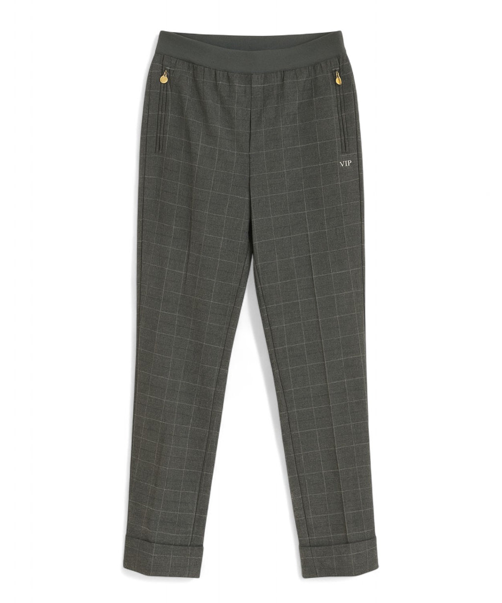 Pantalon à carreaux Via delle Perle