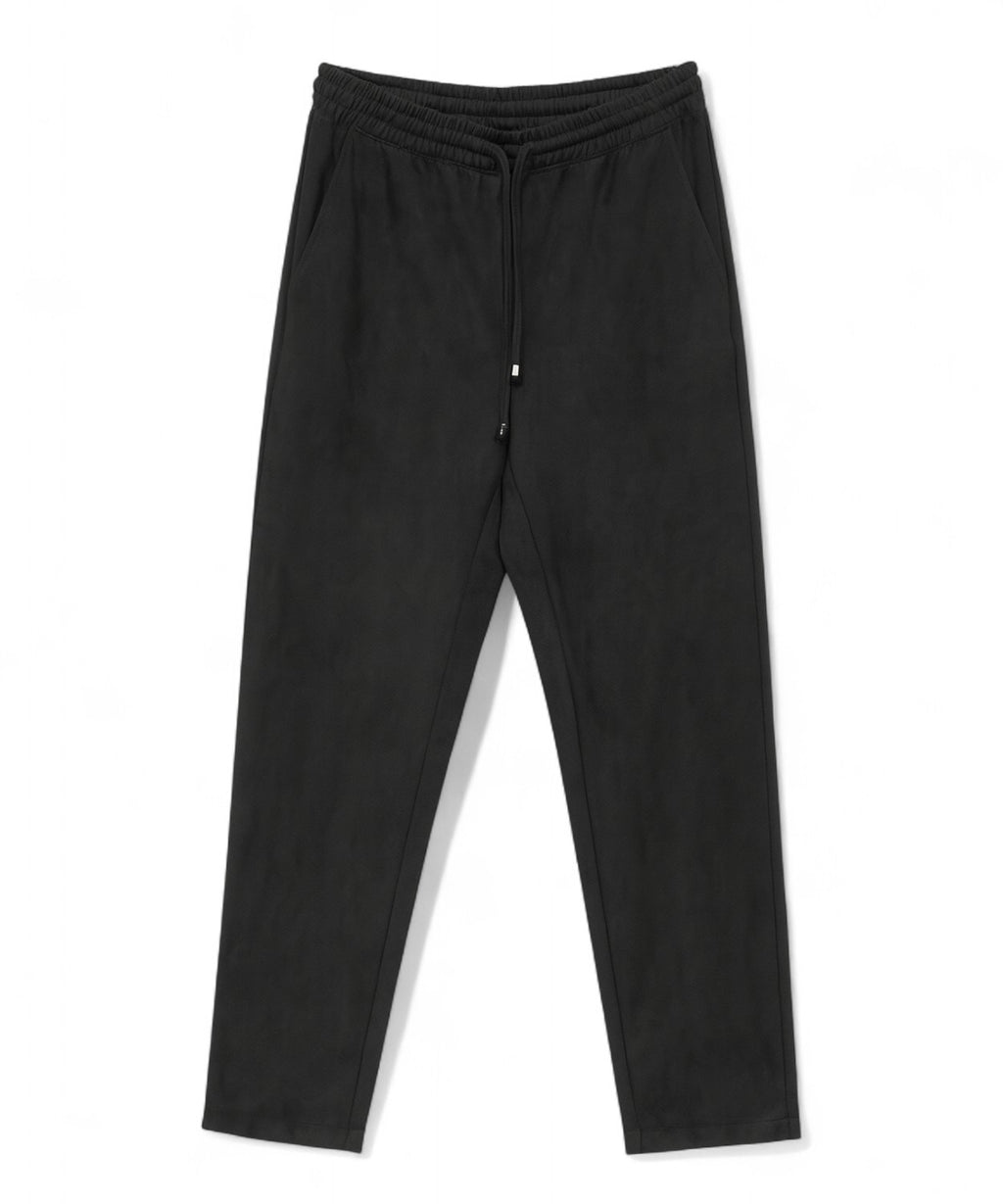 Pantalon de survêtement en molleton avec élastique Tricot Chic