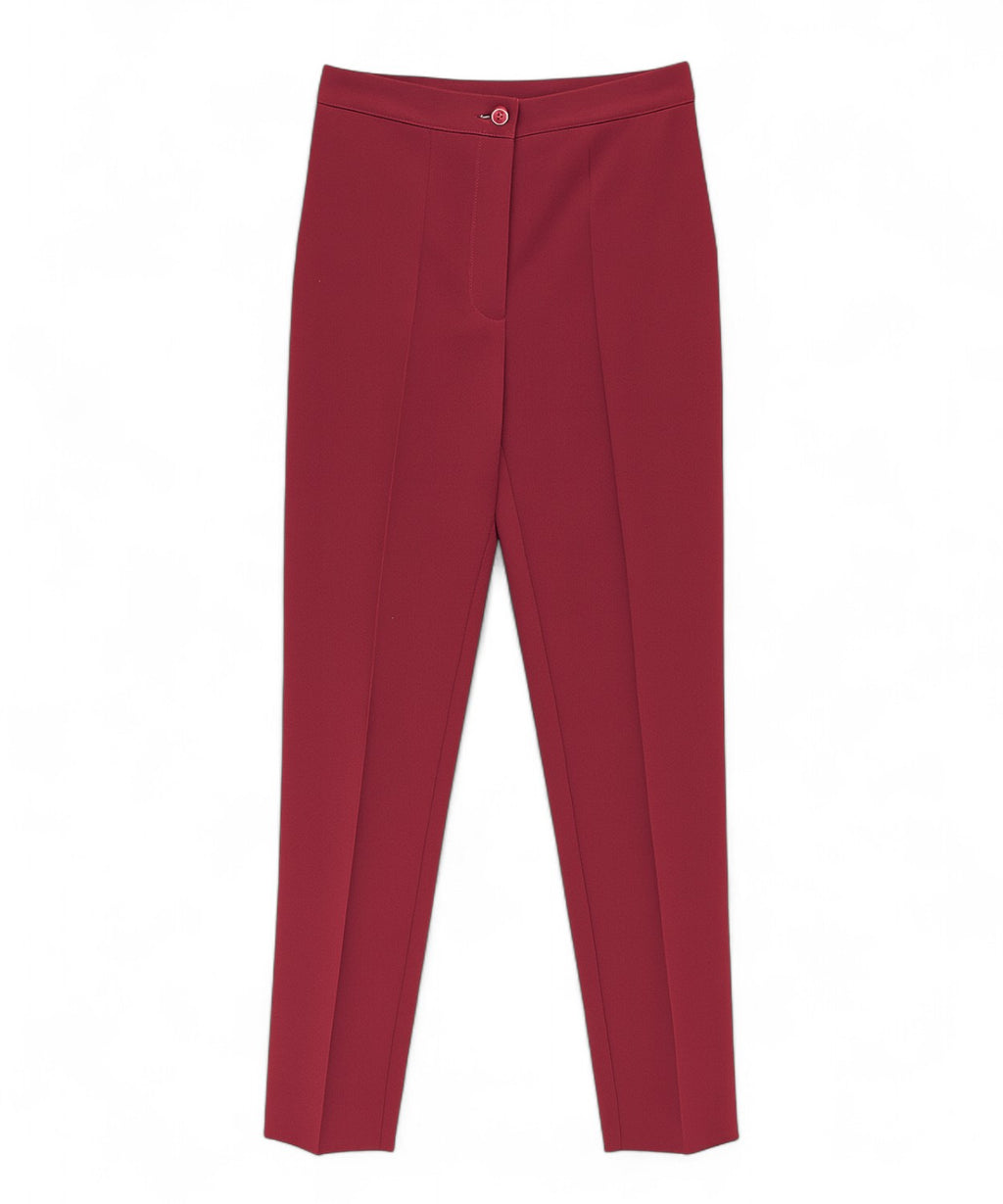 Pantalon coupe tailleur avec pli