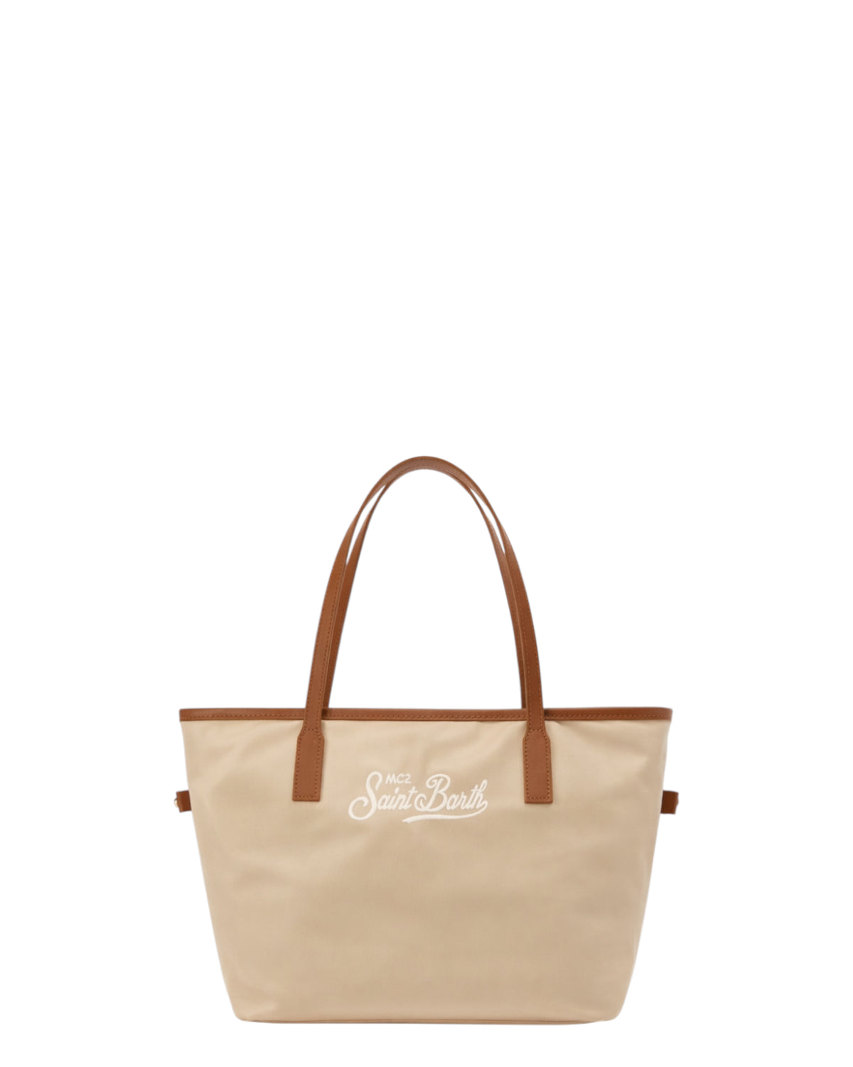 Borsa City Medium Nylon Beige MC2 Saint Barth