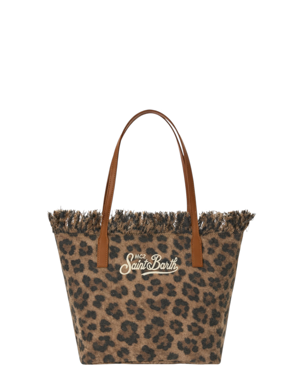 Sac Shopper City Medium Léopard MC2 Saint Barth