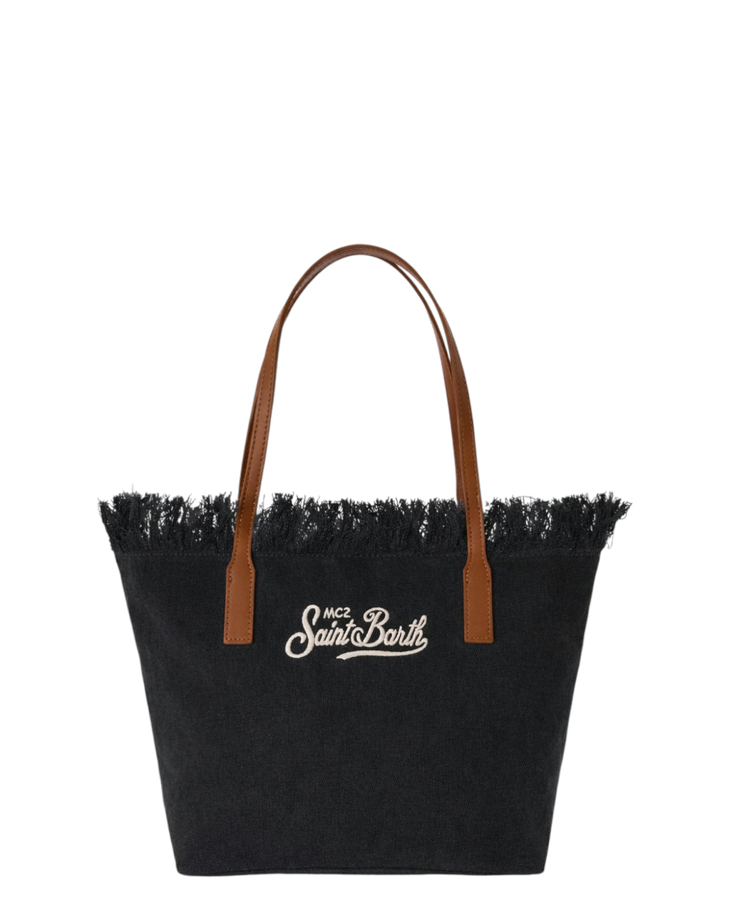 Sac City Medium en toile avec franges