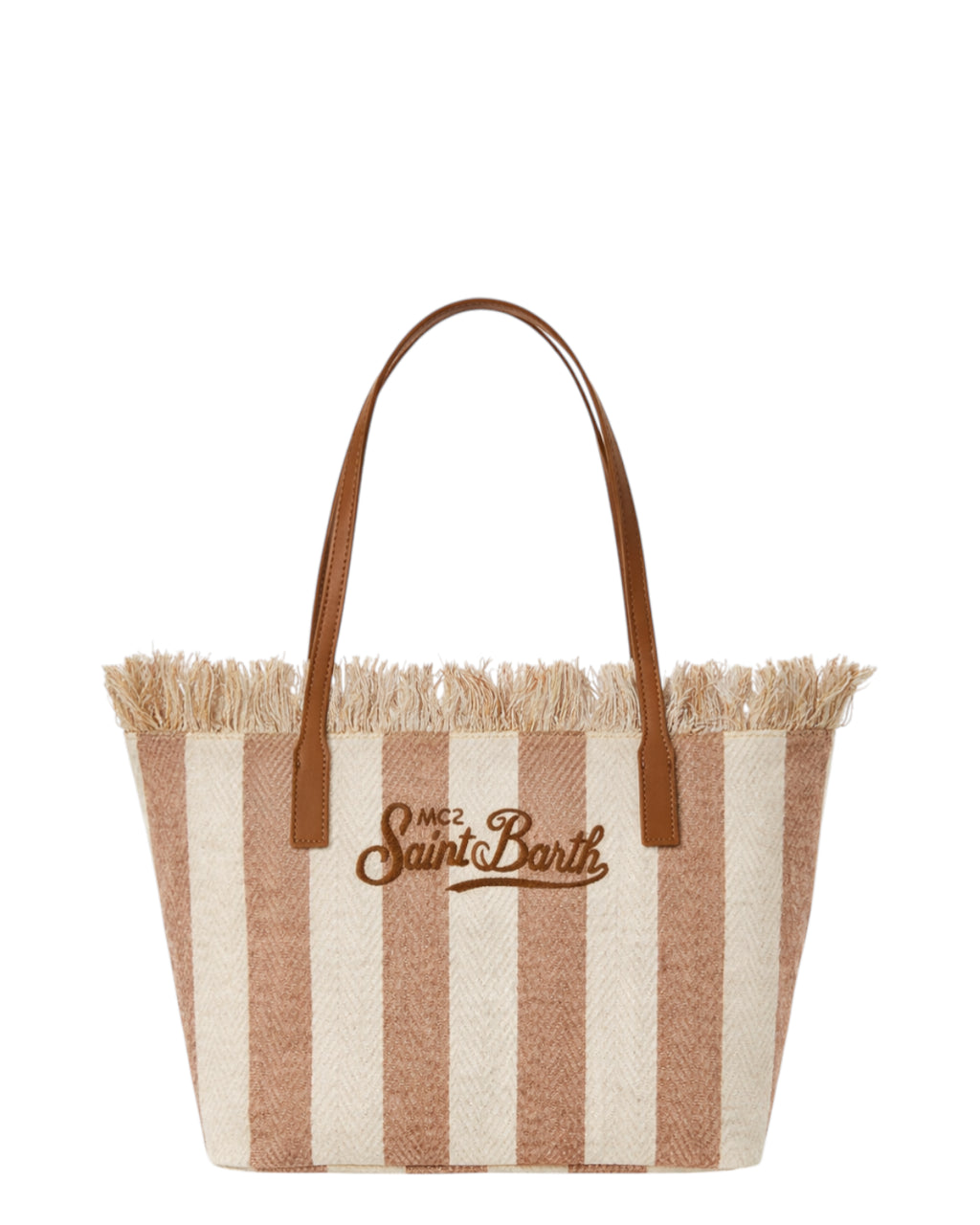 Sac Shopper City Medium MC2 Saint Barth en toile rayée