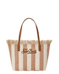 Borsa Shopper City Medium MC2 Saint Barth in canvas a righe