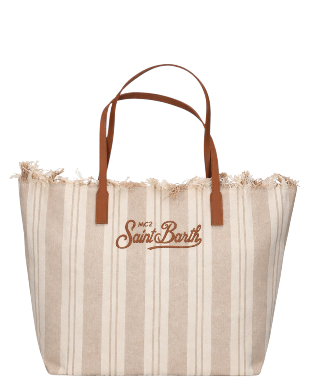 Sac Shopper City MC2 Saint Barth en toile rayée