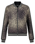 Felpa Richmond Sport con Stampa Animalier e Zip Frontale-John Richmond-Felpe-Vittorio Citro Boutique