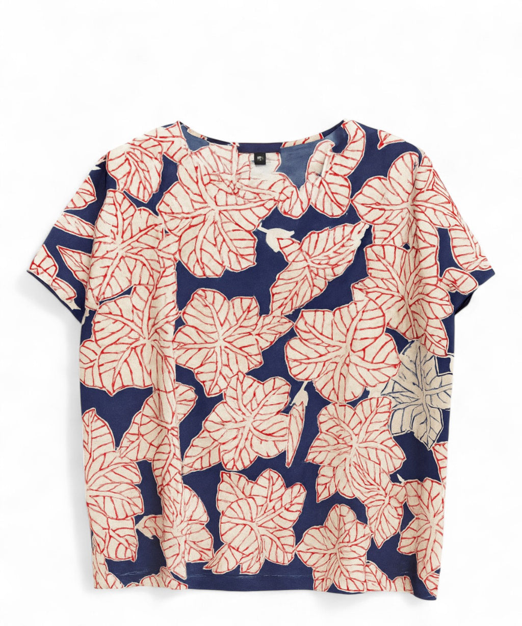 T-shirt Tricot Chic à imprimé floral