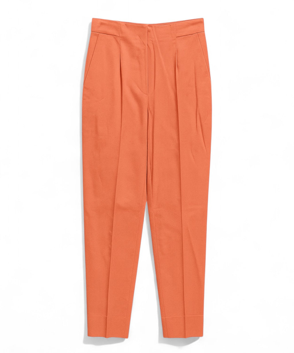 Pantalon en coton avec pli