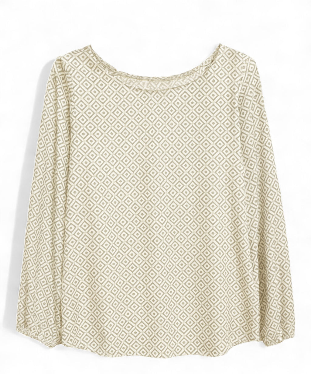 Blouse femme à imprimé géométrique
