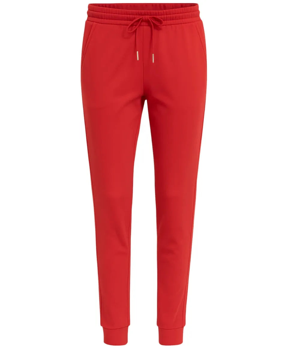 Pantalone in Raso Blu con Laccetto e Inserti in Velluto-Guess-Pantaloni-Vittorio Citro Boutique