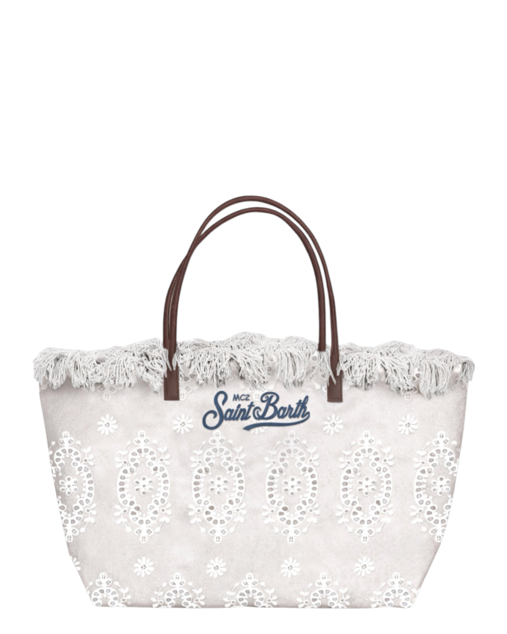 Sac Shopper City Medium en Sangallo avec Franges et Zip