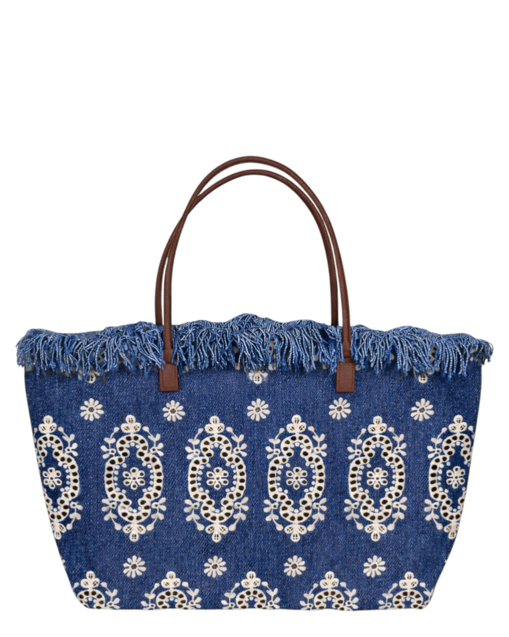 Sac Shopper City Medium Sangallo avec Franges et Zip