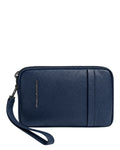 Pochettes homme en cuir élégante à deux compartiments