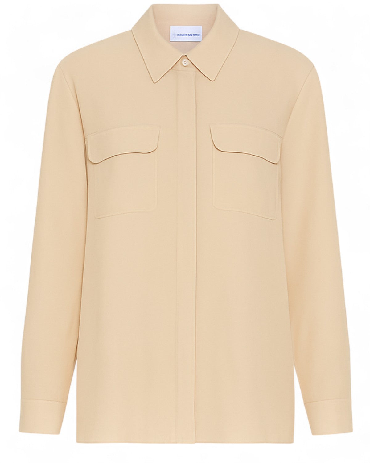 Camicia in seta con abbottonatura nascosta-Marella-Camicie-Vittorio Citro Boutique