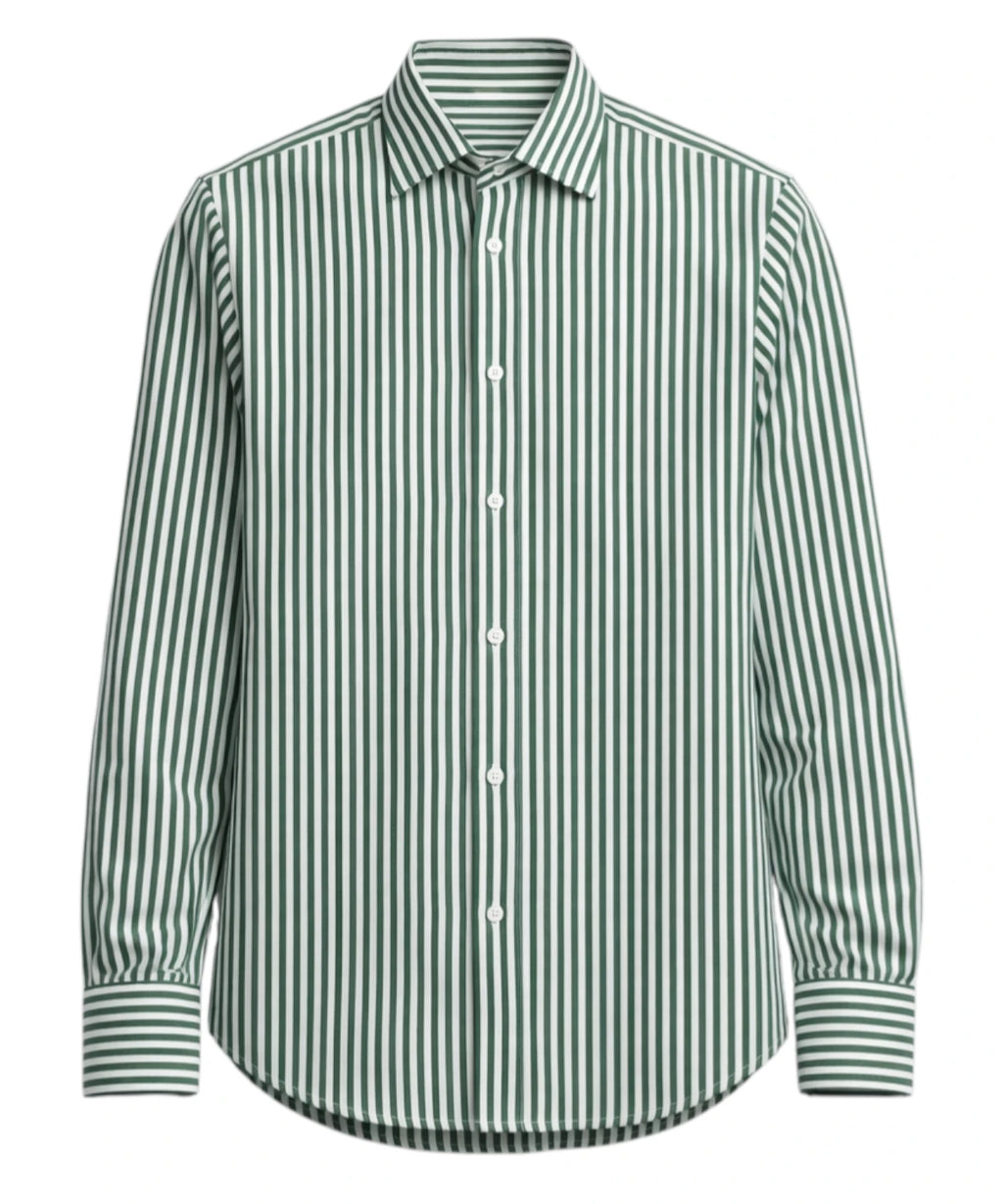 Ingram Chemise Homme Rayures Stretch Coupe Slim