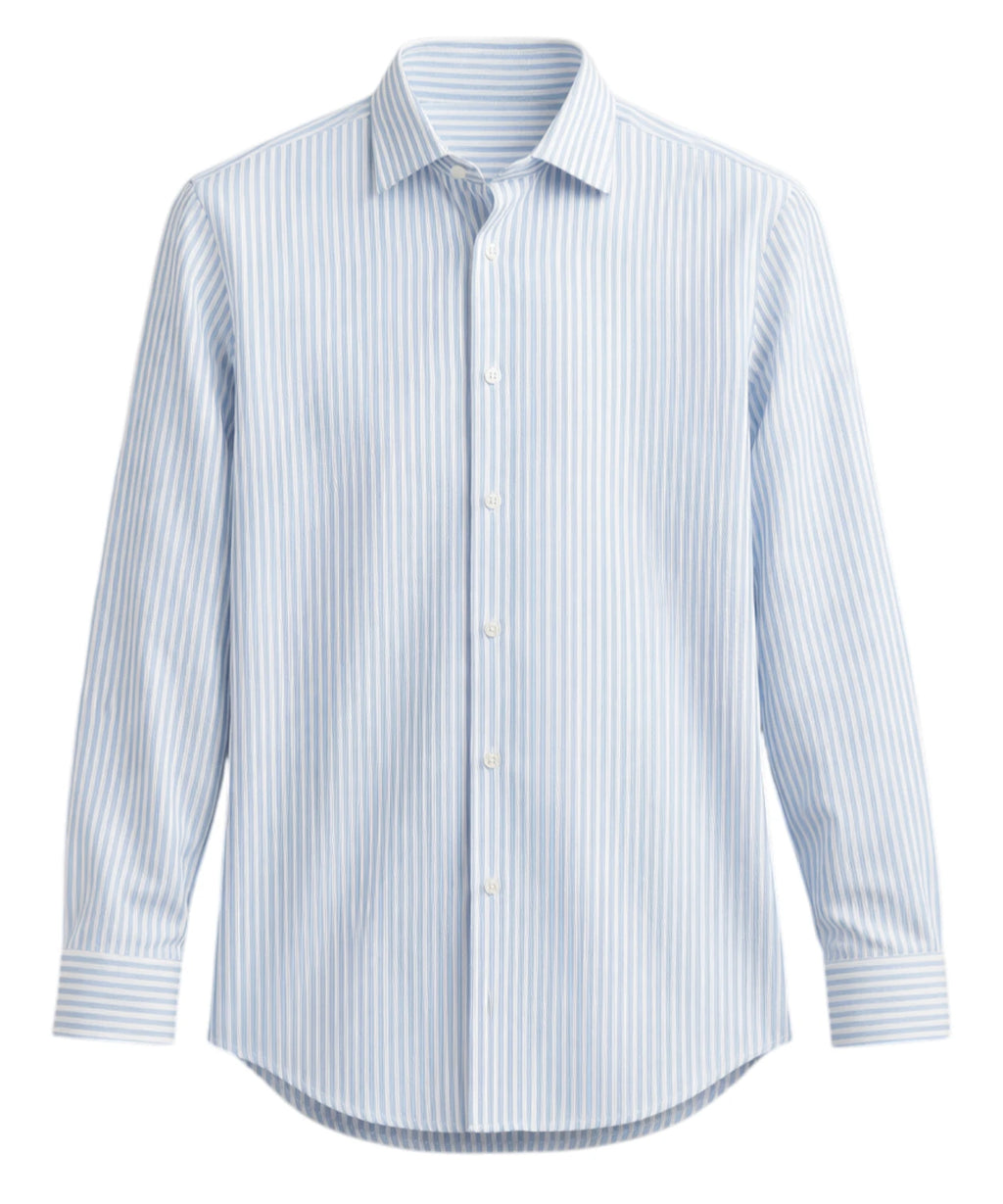 Chemise homme rayée slim fit Ingram avec stretch