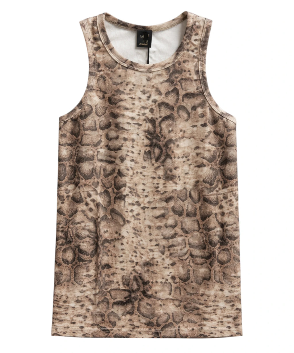 Pinko Canotta Belfiore avec imprimé python