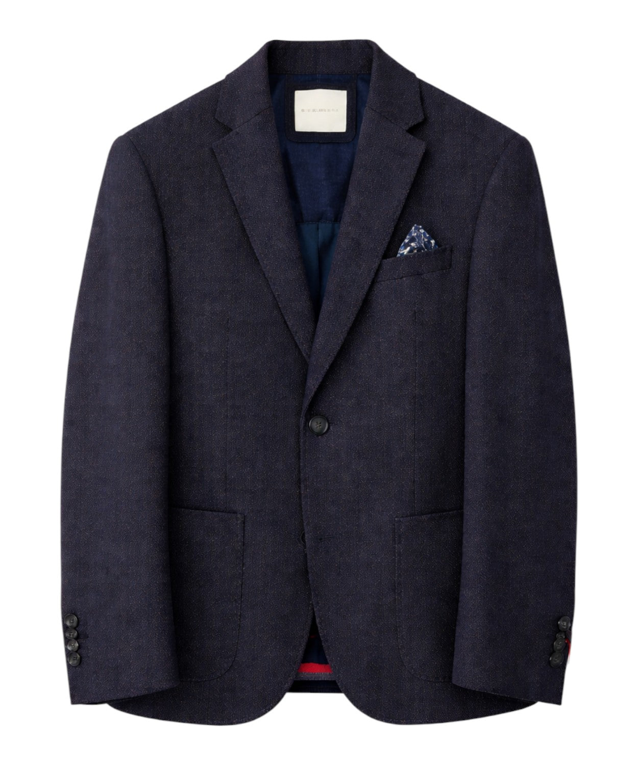 Giacca Monopetto Bugatti in Tessuto Piqué