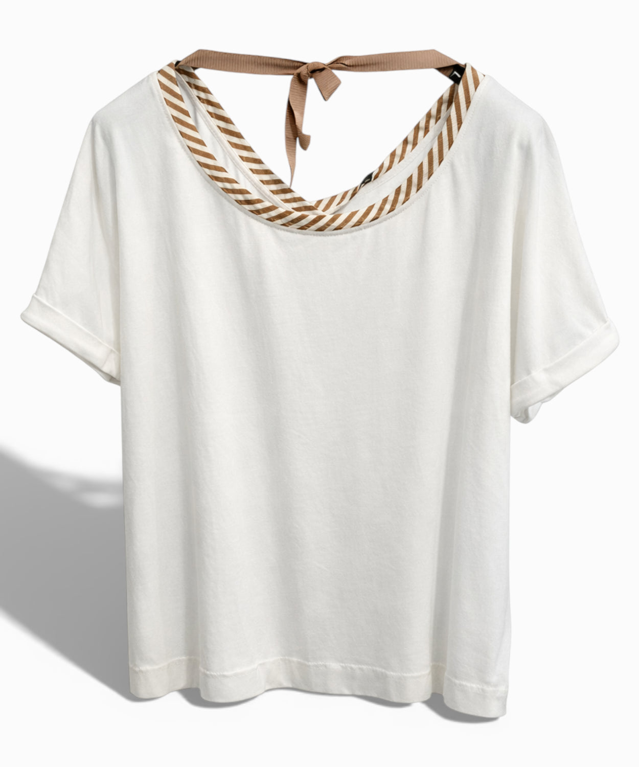 T-shirt Elena Mirò con fiocco decorativo