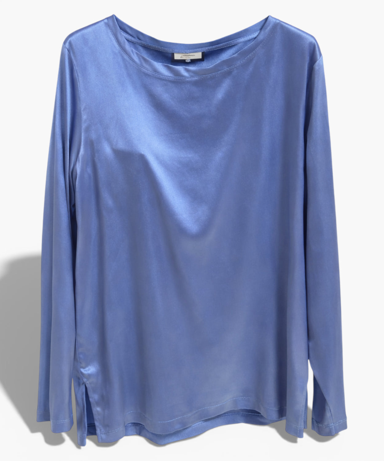Blusa Maliparmi Satin con Maniche Lunghe