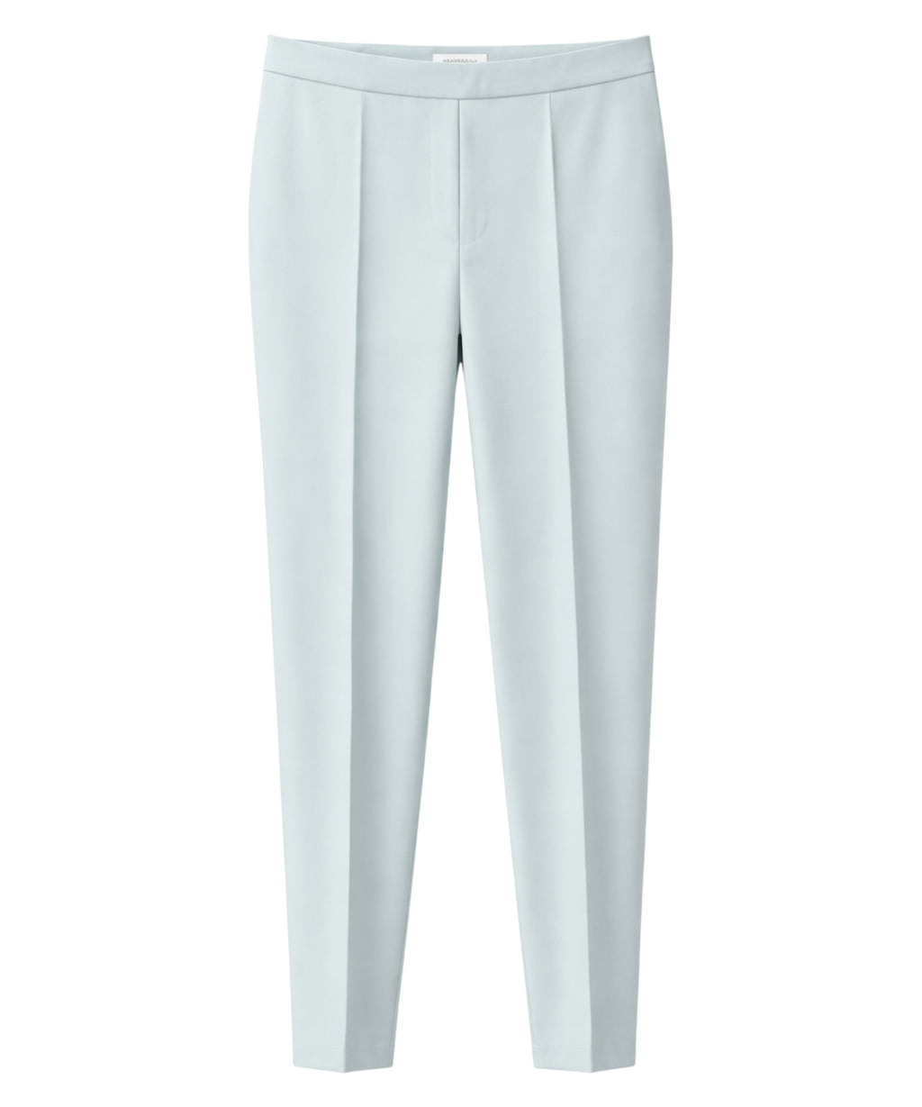 Pantalon tailleur Blubianco avec pli