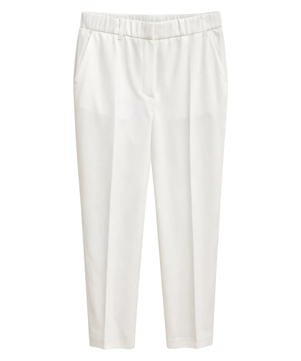 Pantalon Blubianco avec taille élastique et pli