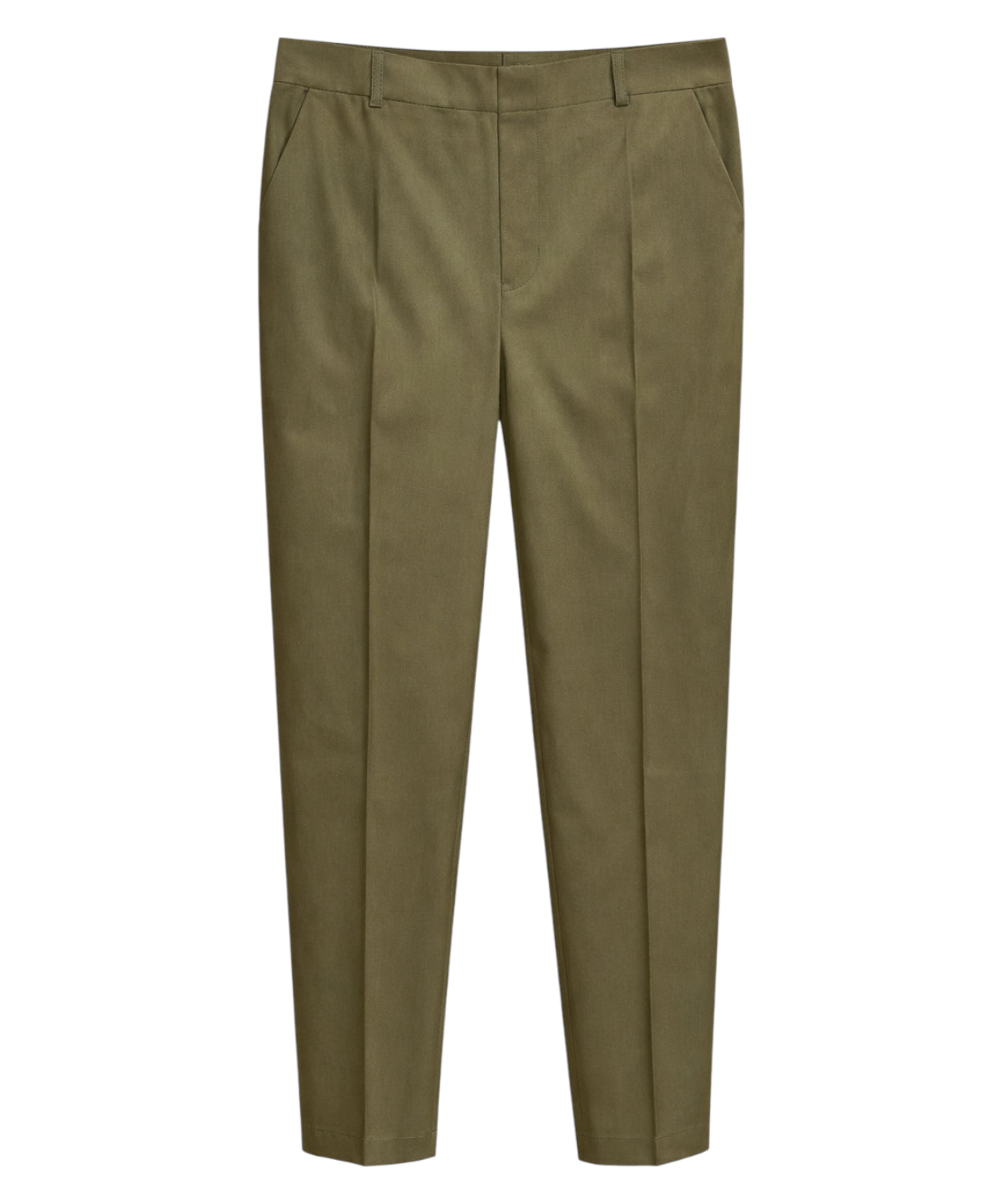 Pantaloni Sartoriali Blubianco con Pieghe Centrali