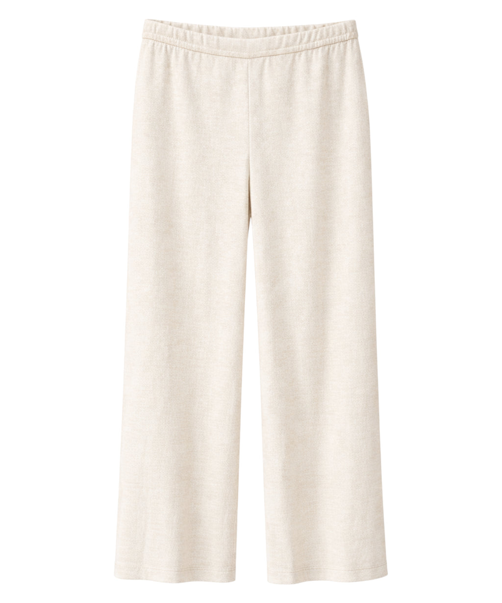Pantalon en lin à jambe large