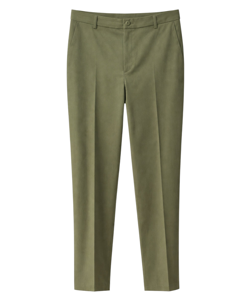 Pantalon coton avec pli Tricotchic