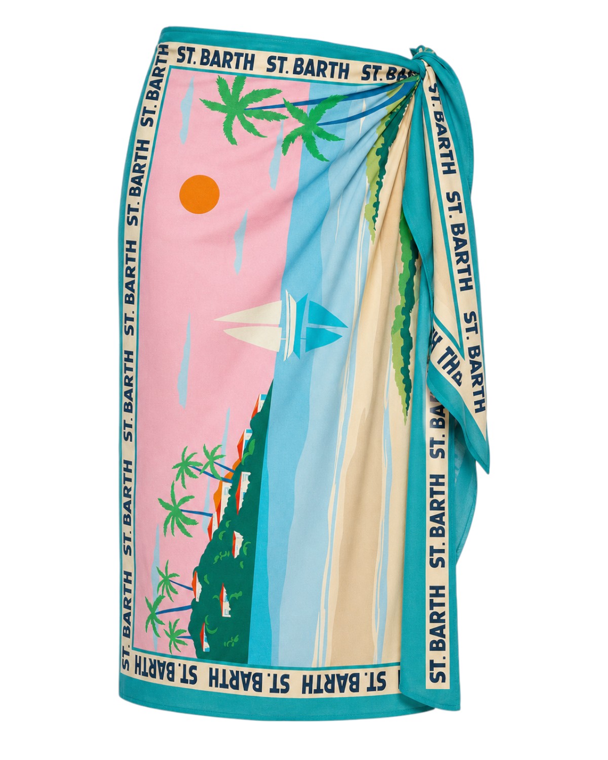 Pareo en soie Tahiti MC2 Saint Barth pour accessoires de plage