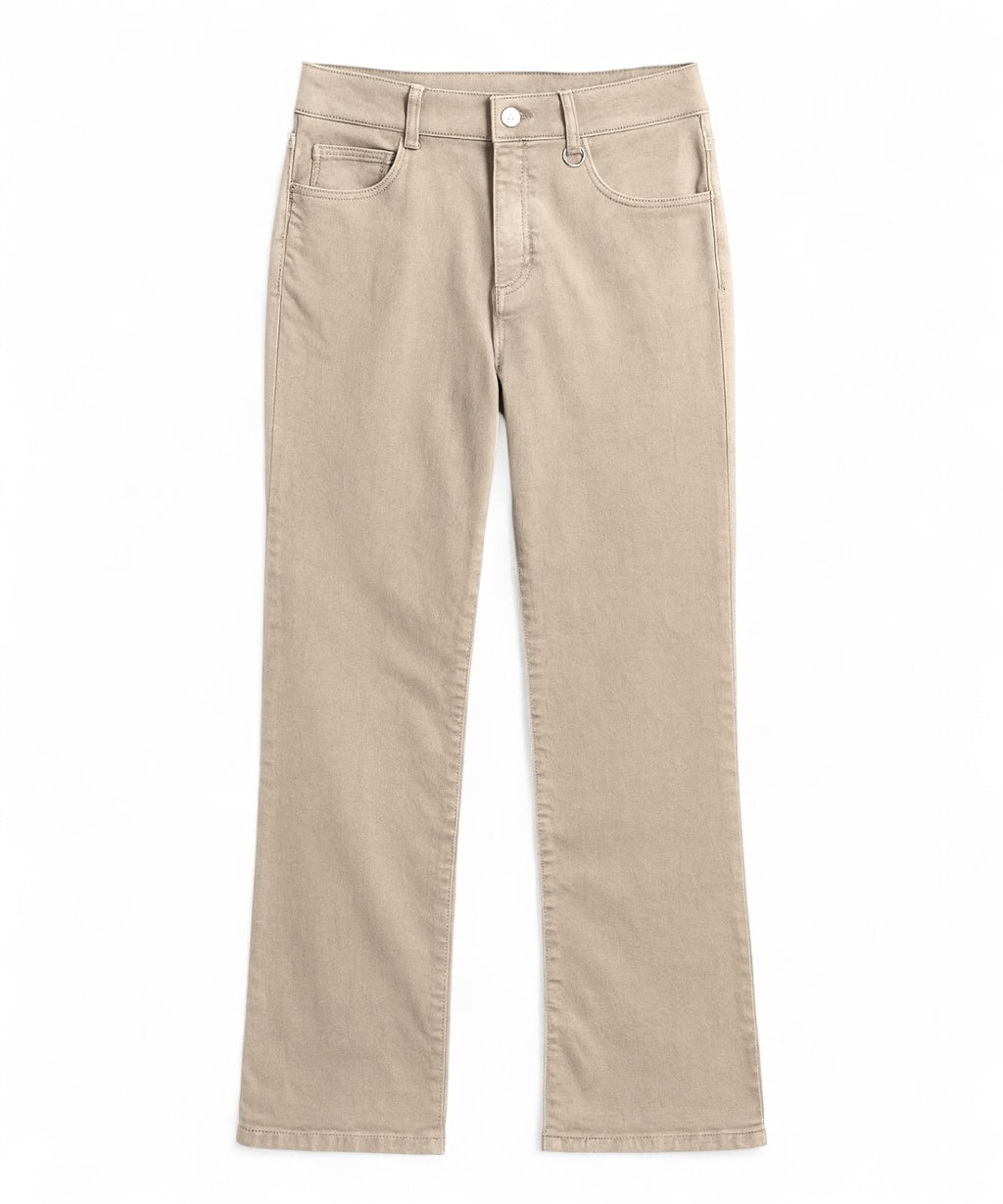 Marella Pantaloni STEFY a Zampa in Cotone Stretch-Marella-Pantaloni-Vittorio Citro Boutique